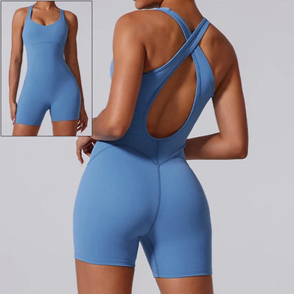 CapitalClothes - Isabelle V-Back Romper