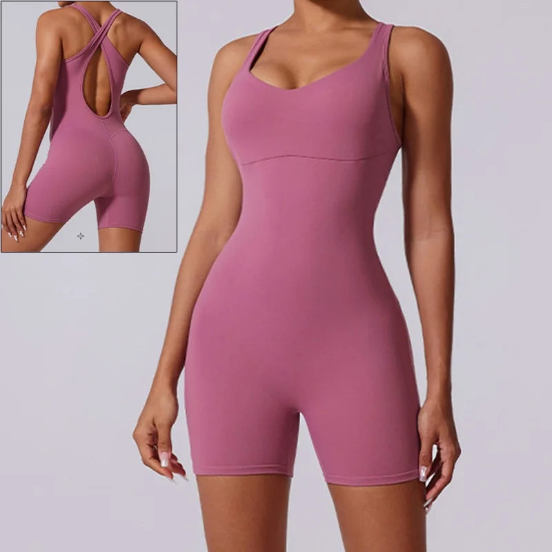 CapitalClothes - Isabelle V-Back Romper