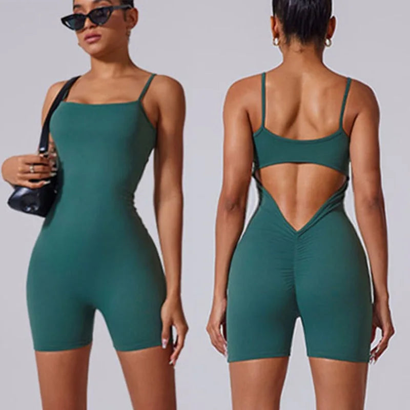 CapitalClothes - Isabelle V-Back Romper