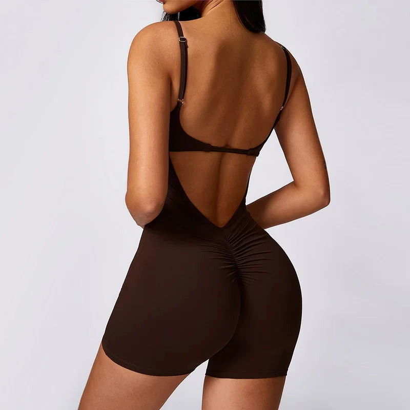 CapitalClothes - Isabelle V-Back Romper