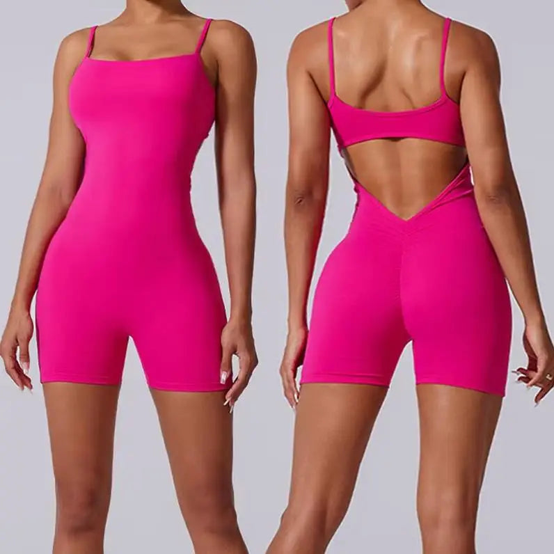 CapitalClothes - Isabelle V-Back Romper