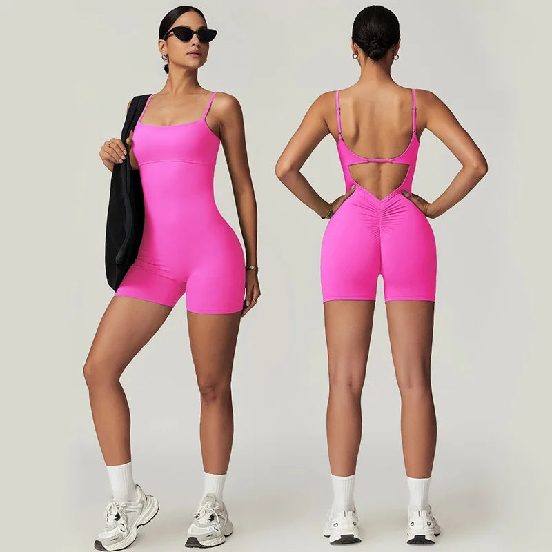CapitalClothes - Isabelle V-Back Romper