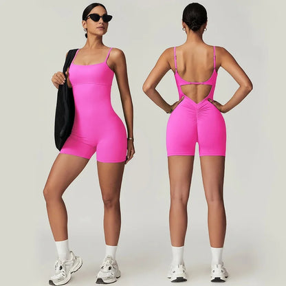 CapitalClothes - Isabelle V-Back Romper