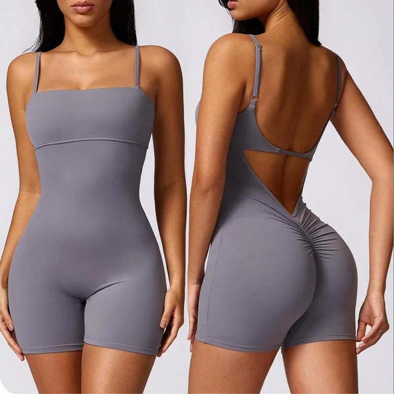 CapitalClothes - Isabelle V-Back Romper